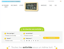 Tablet Screenshot of lekidsclub.com